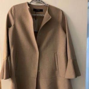 Zara Basic Coat w/bell sleeves